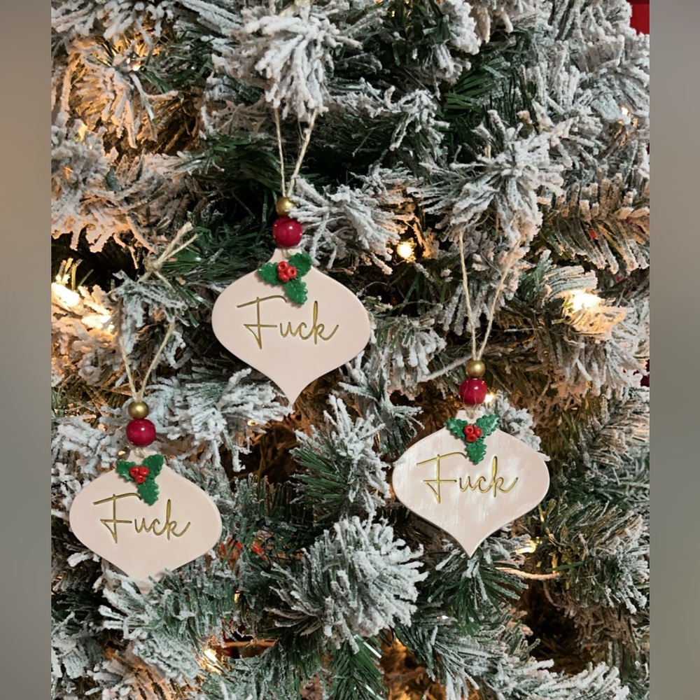 F#%* Christmas Ornament & Gift Box